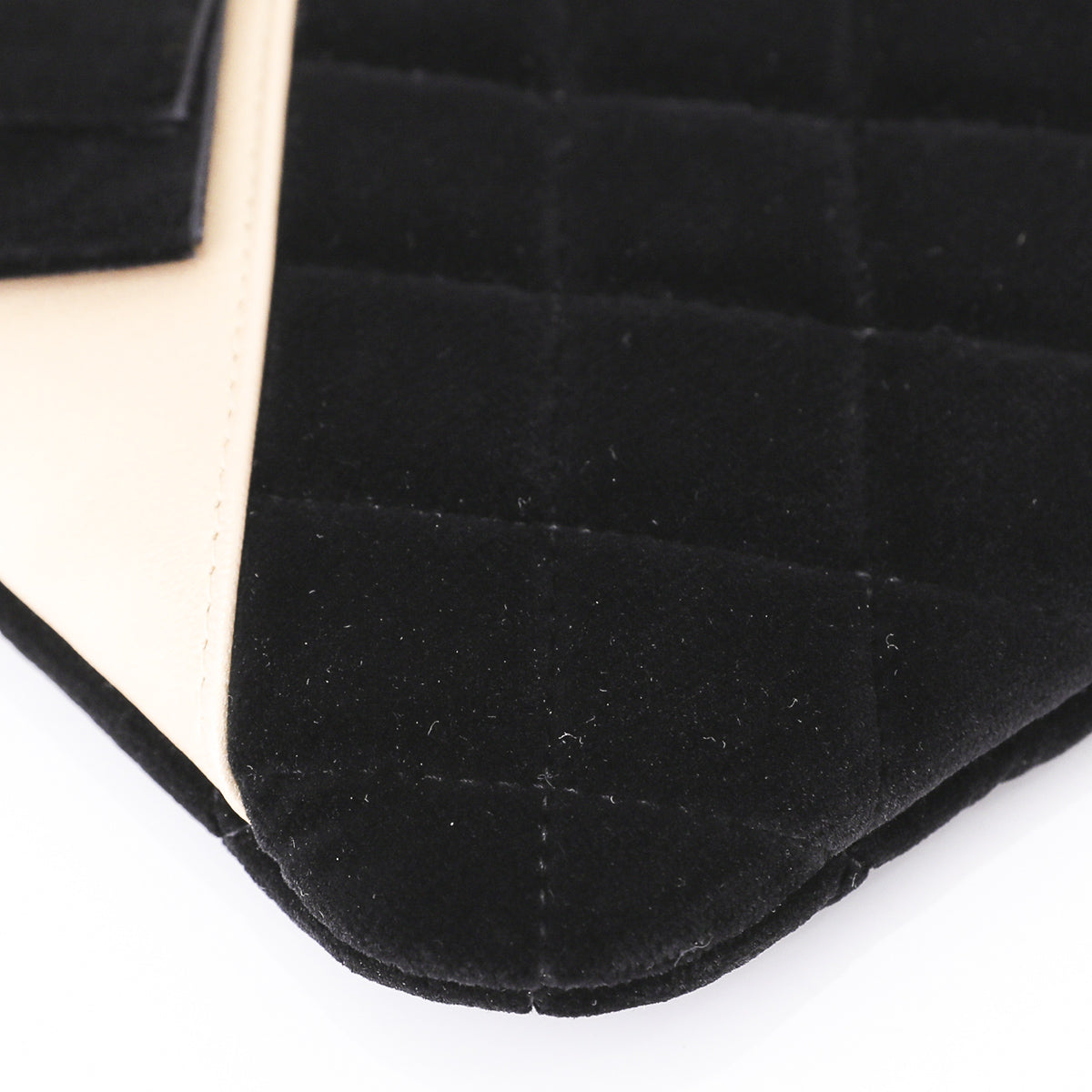 Chanel Black Gold Camellia O Case Clutch