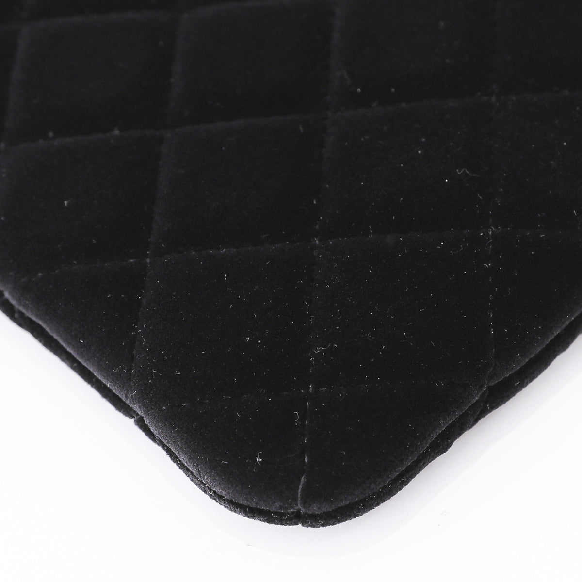 Chanel Black Gold Camellia O Case Clutch