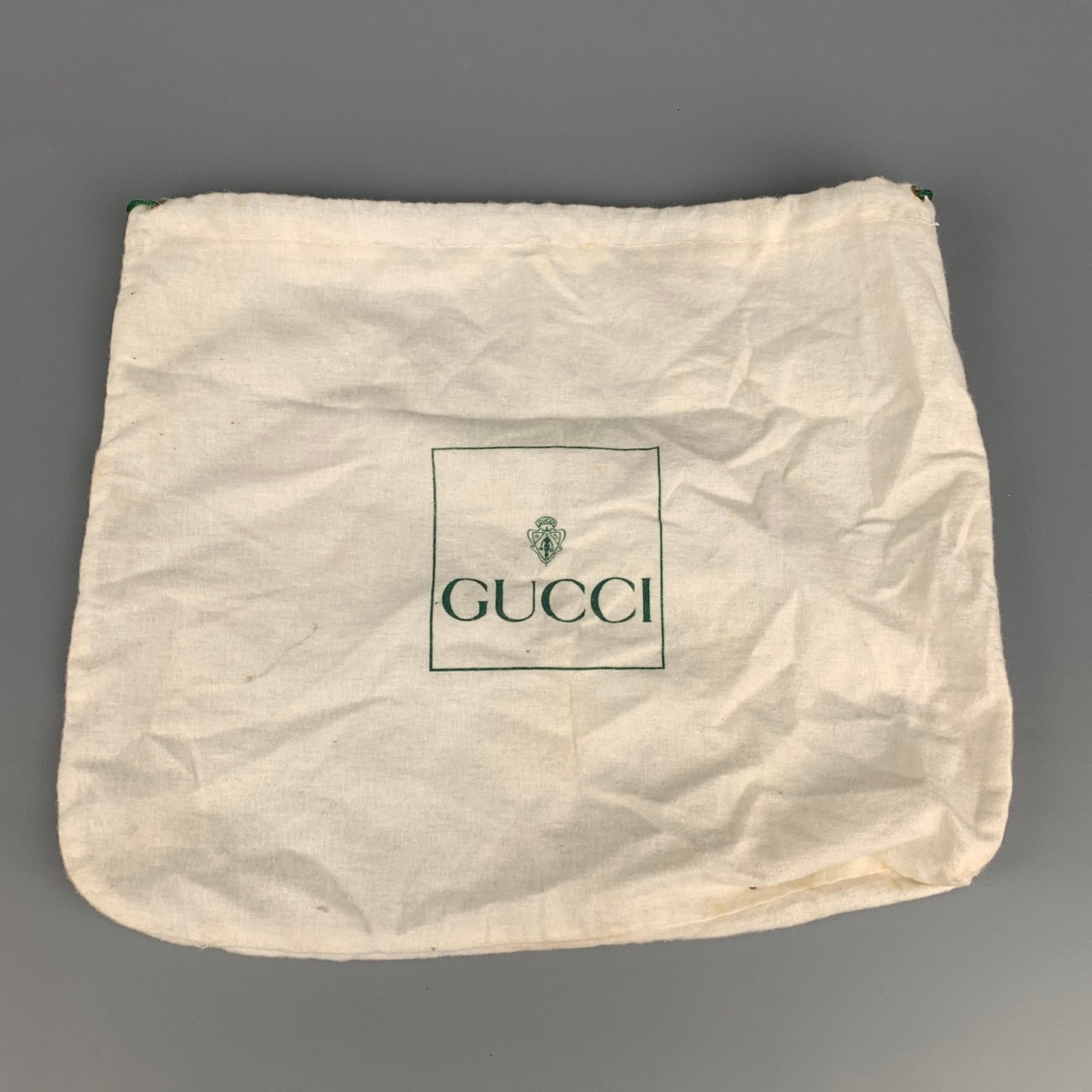 Vintage GUCCI Black Leather Shoulder Handbag
