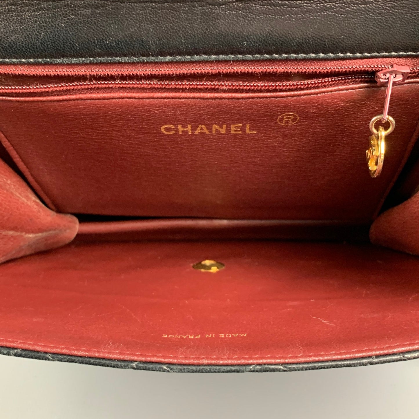 Vintage CHANEL Black Quilted Leather Shoulder Bag Handbag