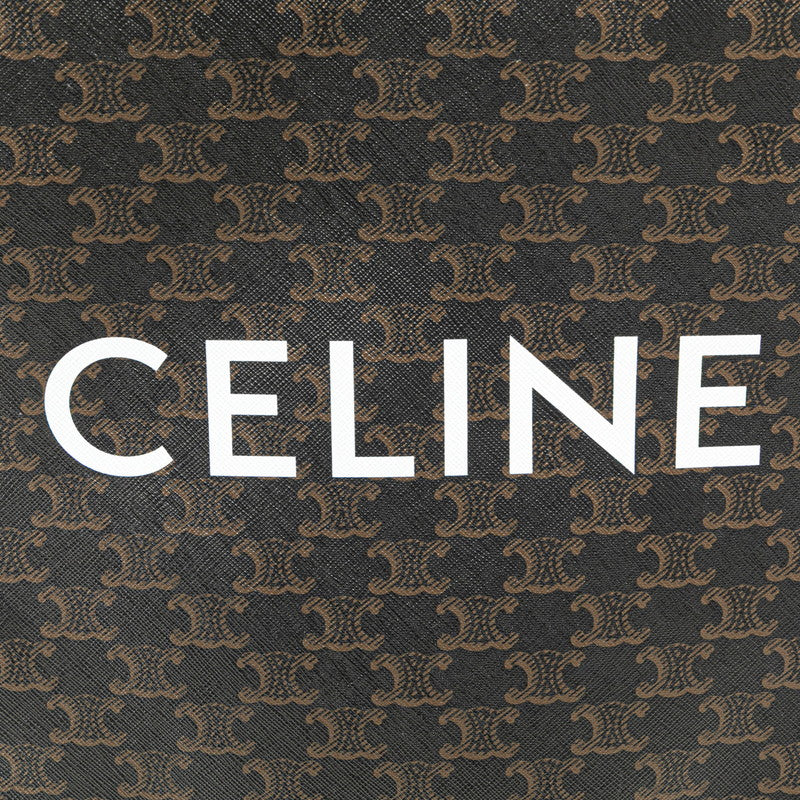 Celine PVC Leather Triomphe Vertical Cabas 2way Bag