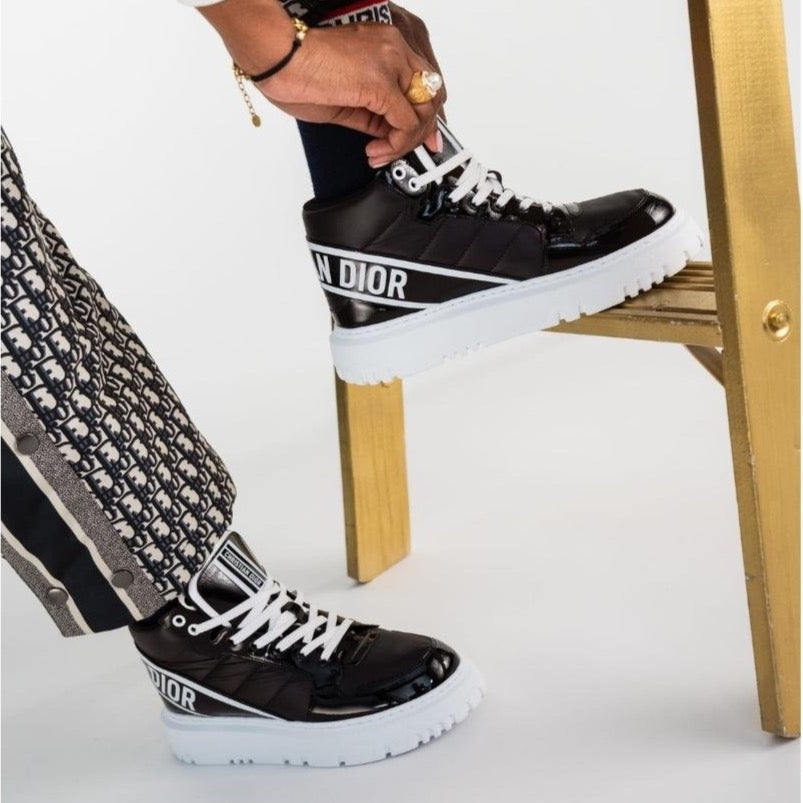 D-Player High-Top Sneakers