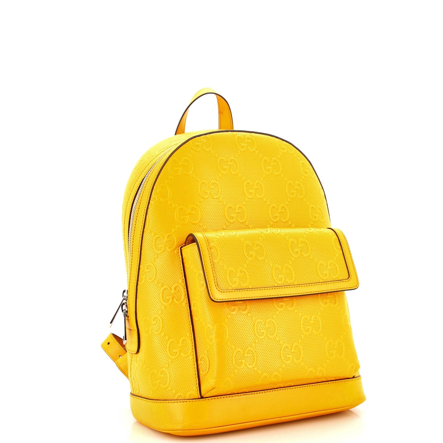 Pocket Backpack GG Embossed Perforated Leather Large