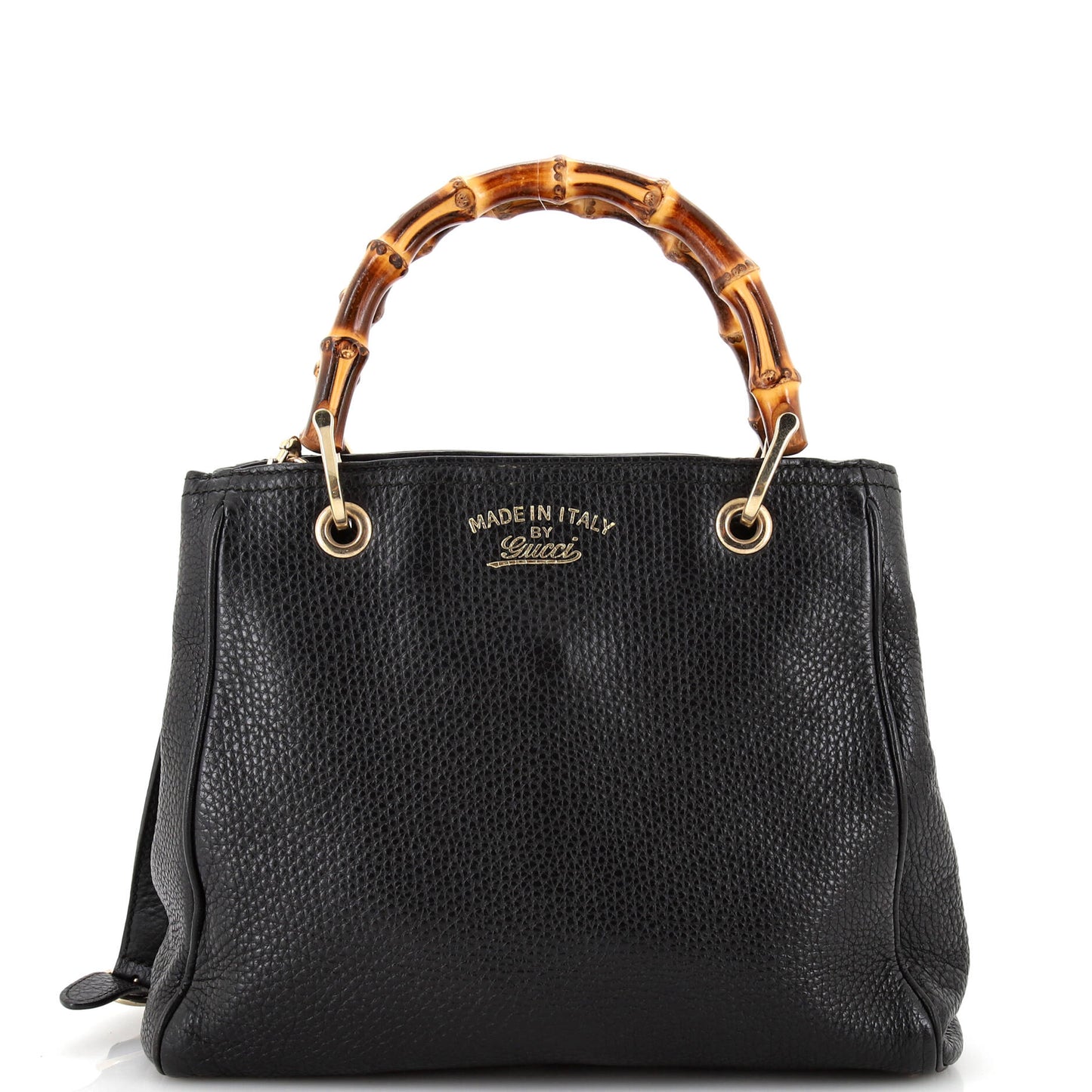 Bamboo Shopper Tote Leather Small