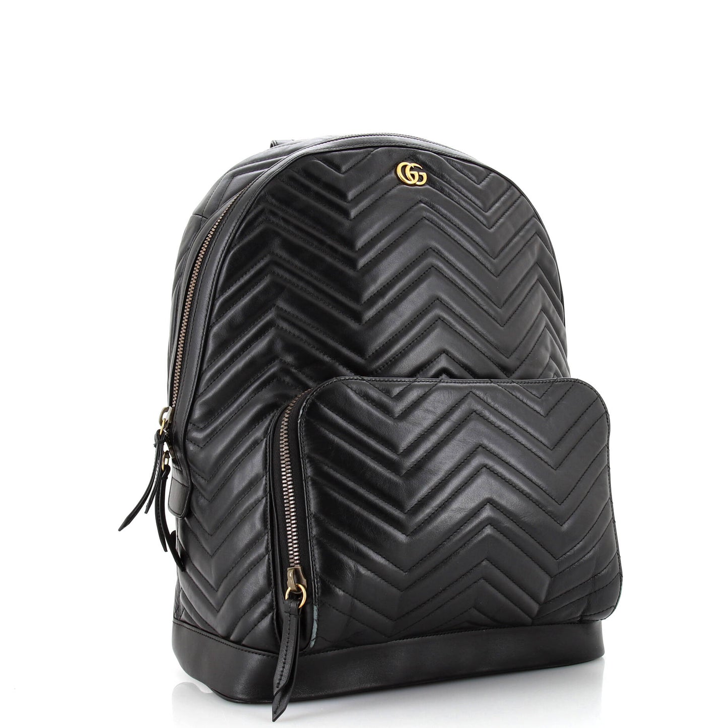 GG Marmont Pocket Backpack Matelasse Leather Medium