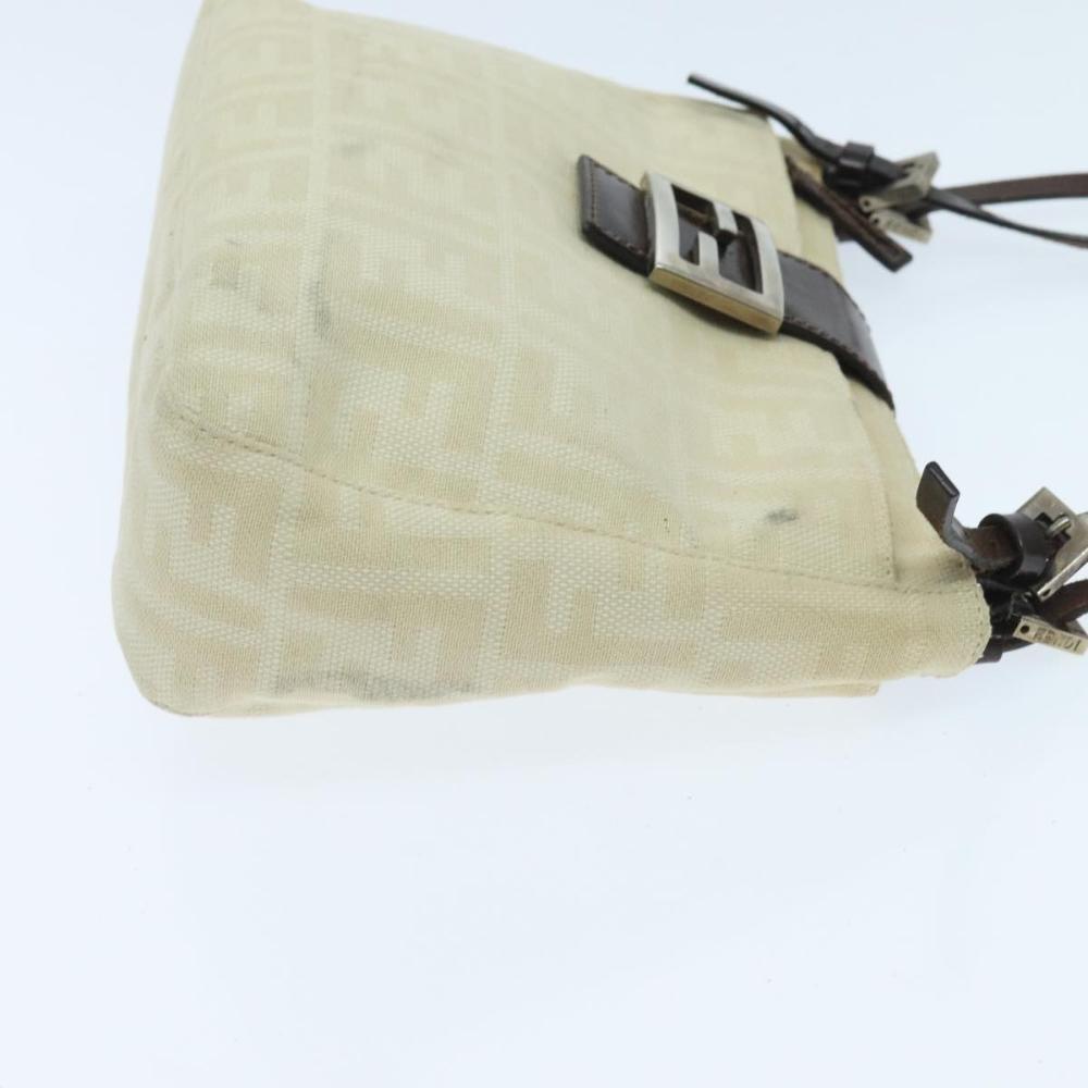 Beige Canvas Fendi Baguette Mamma