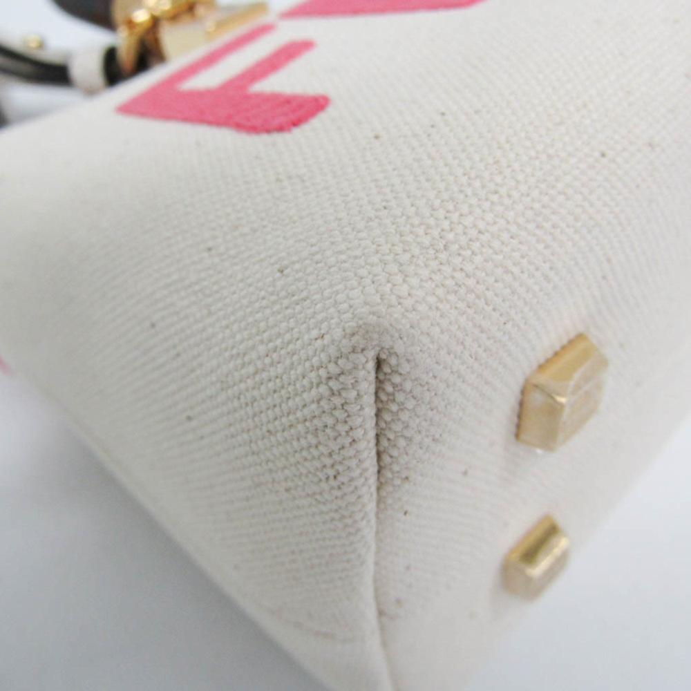 Beige Canvas Fendi By The Way