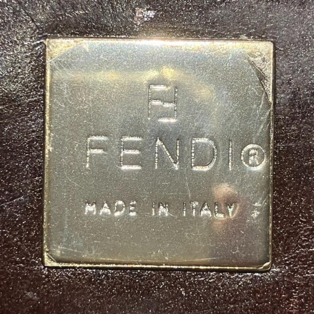 Beige Canvas Fendi Baguette