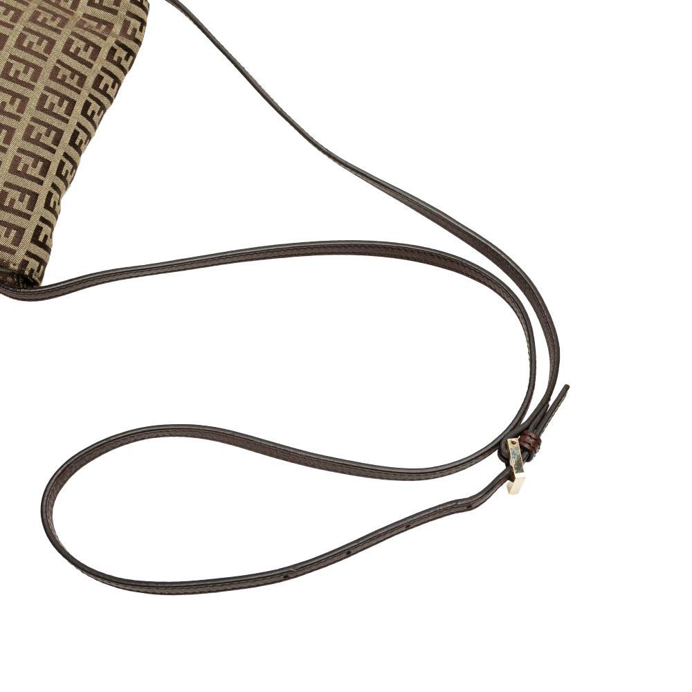 Beige Canvas Fendi Crossbody Bag