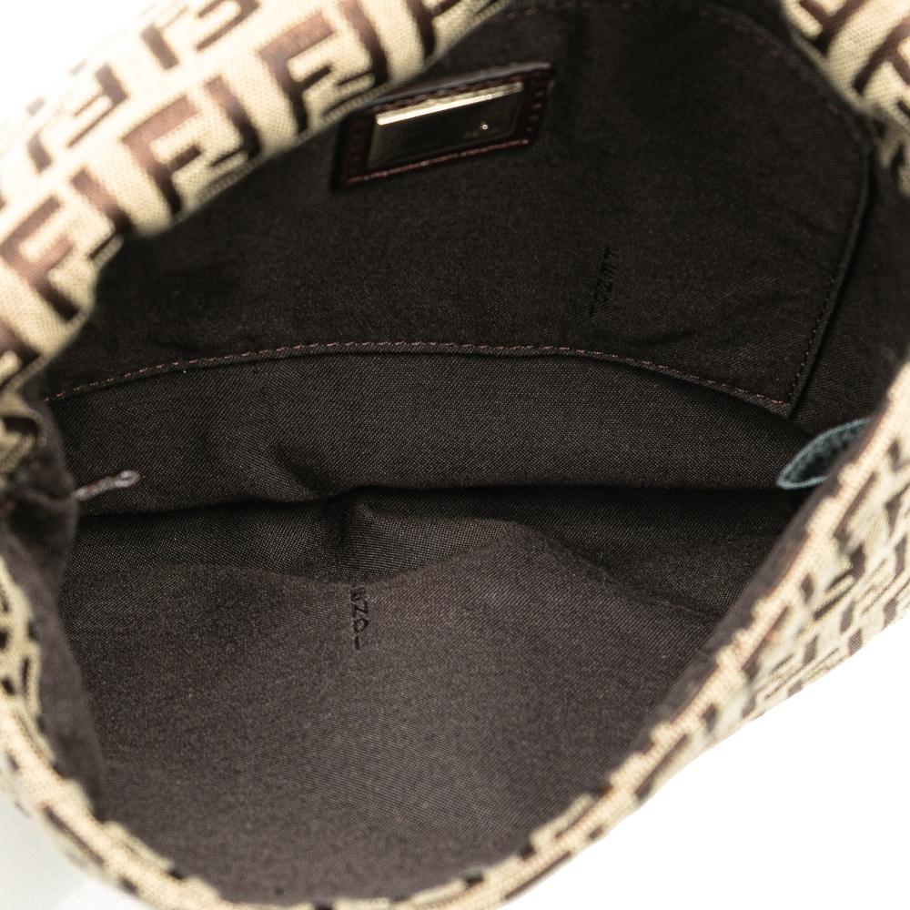 Beige Canvas Fendi Crossbody Bag