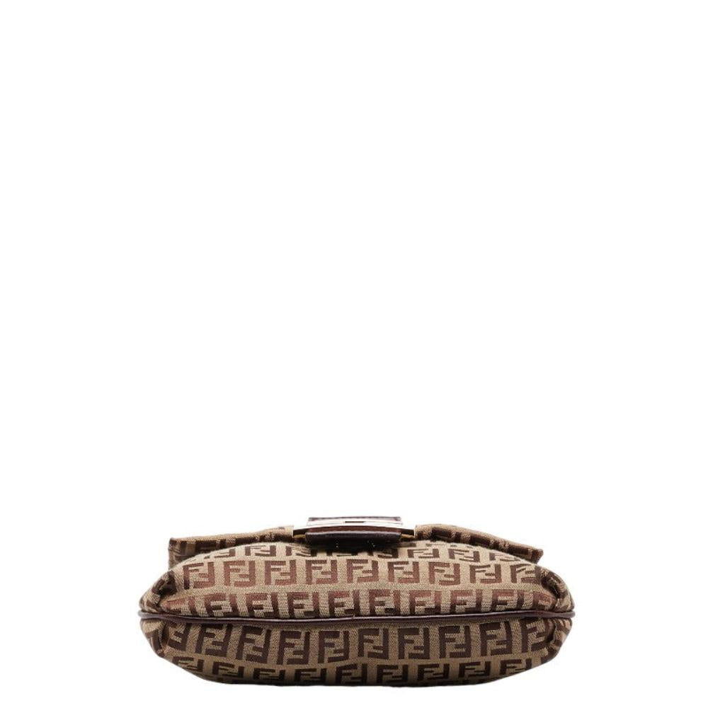Beige Canvas Fendi Crossbody Bag