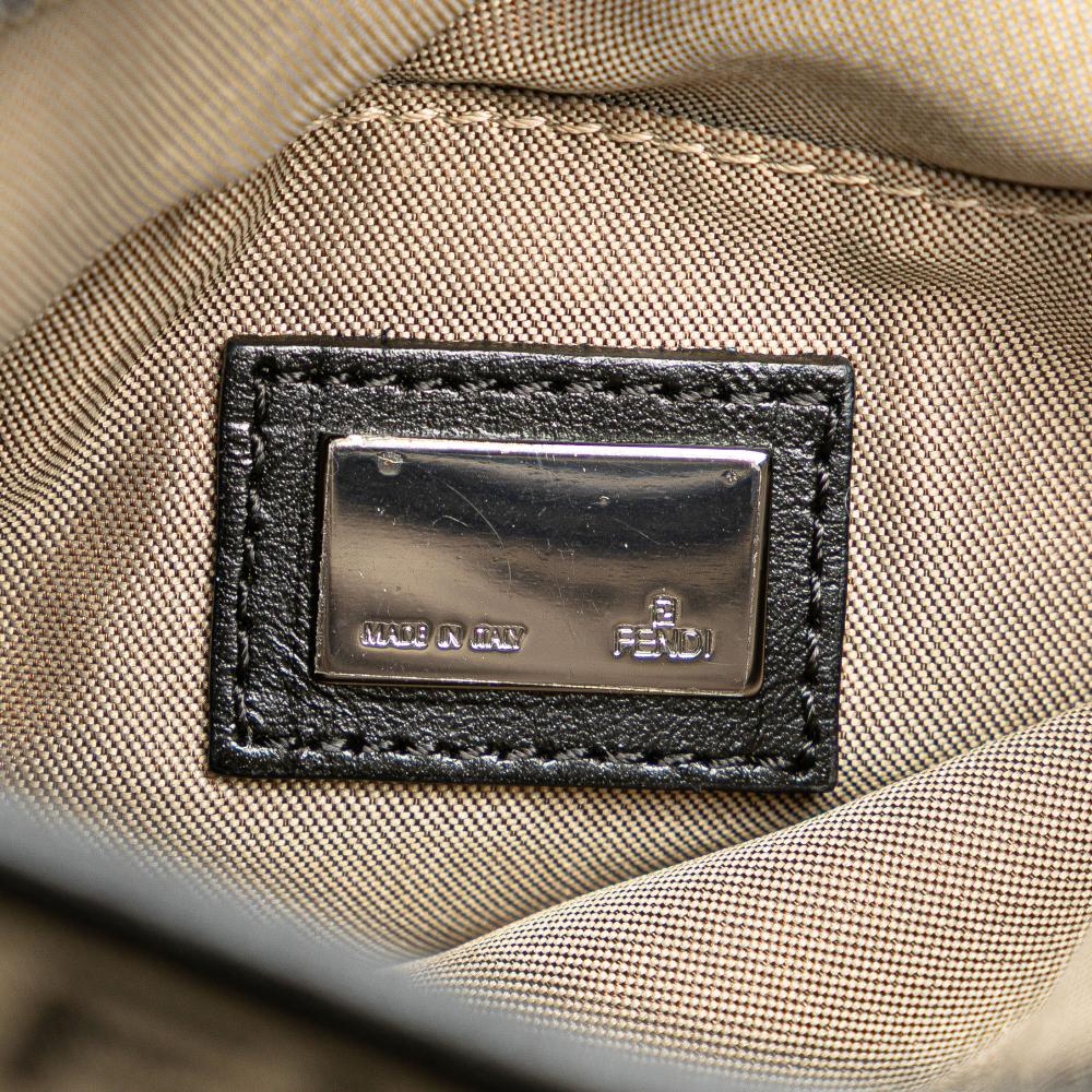 Beige Canvas Fendi Crossbody Bag