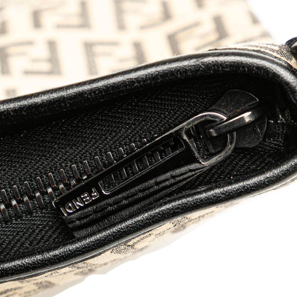 Beige Canvas Fendi Crossbody Bag