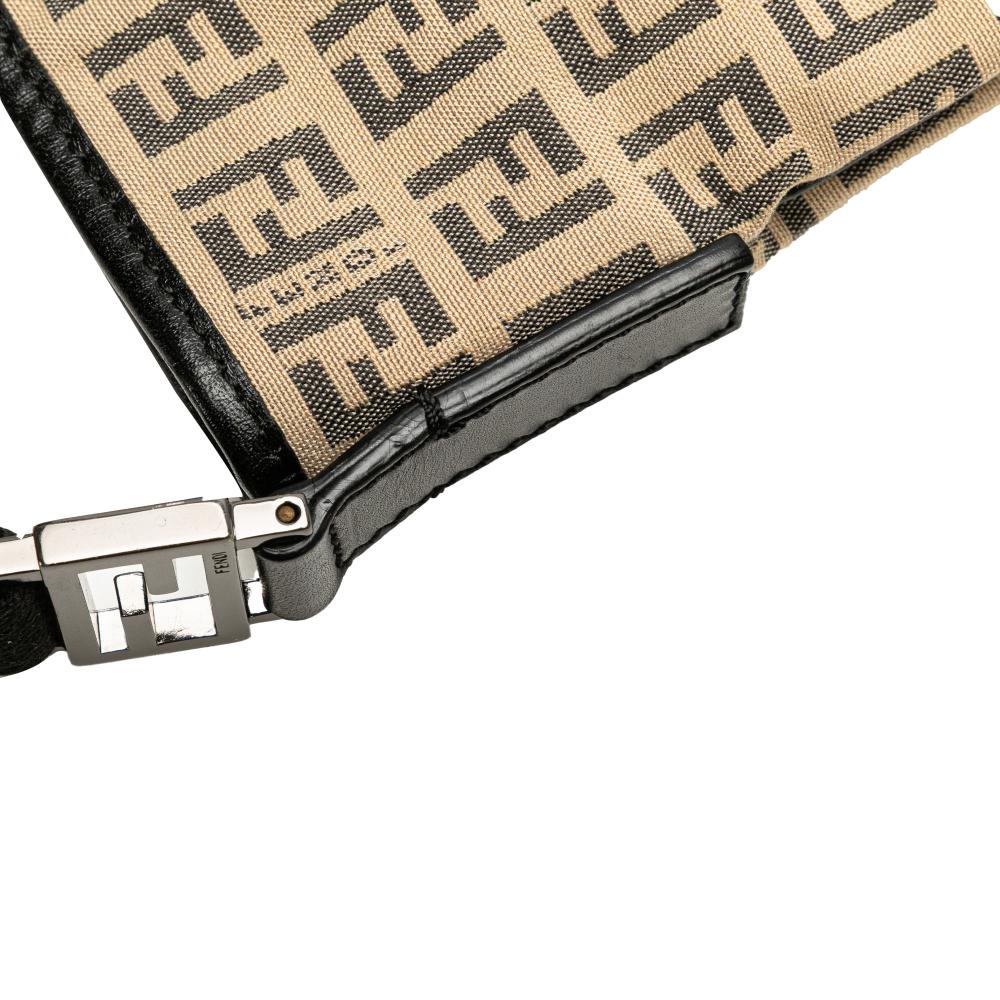 Beige Canvas Fendi Crossbody Bag