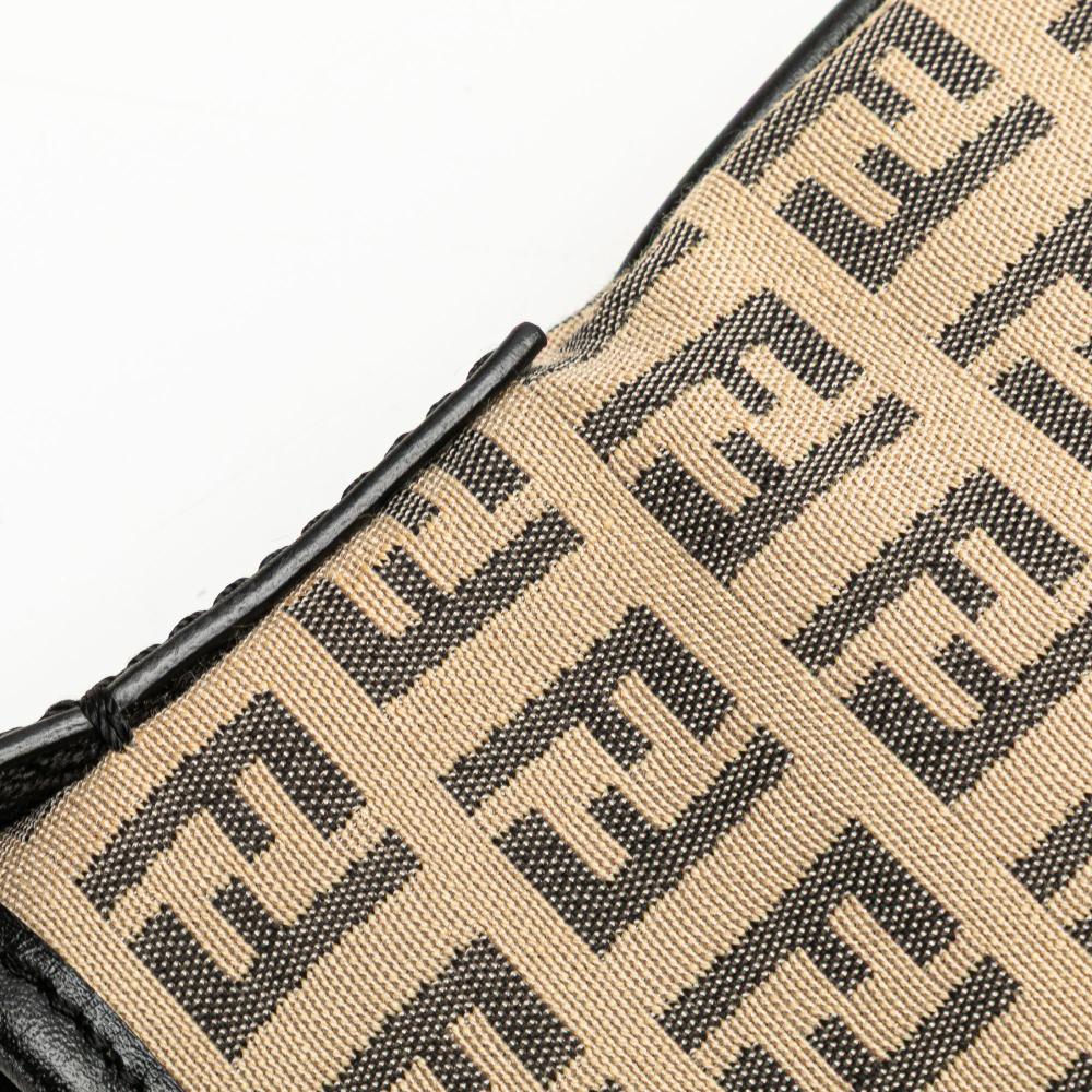 Beige Canvas Fendi Crossbody Bag