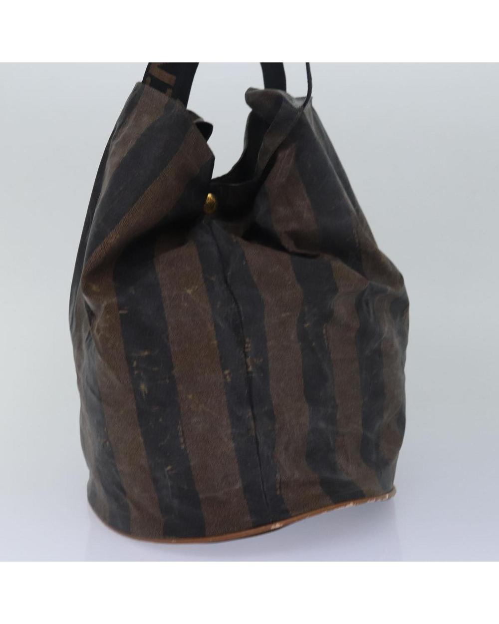 Beige Canvas Fendi Handbag