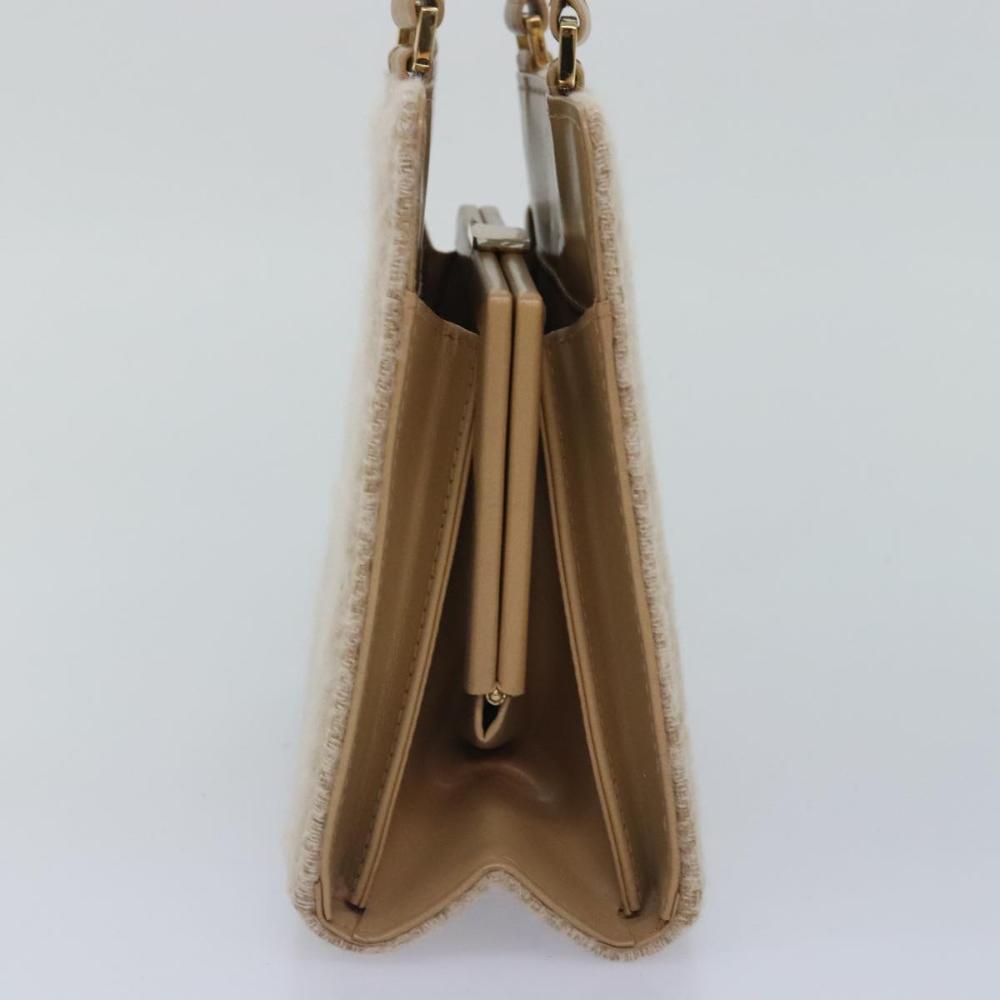 Beige Canvas Fendi Handbag