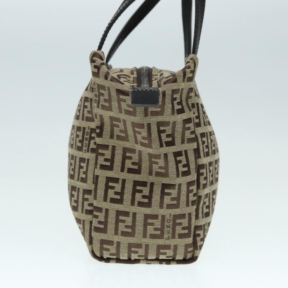 Beige Canvas Fendi Handbag