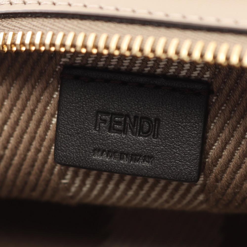 Beige Canvas Fendi Handbag