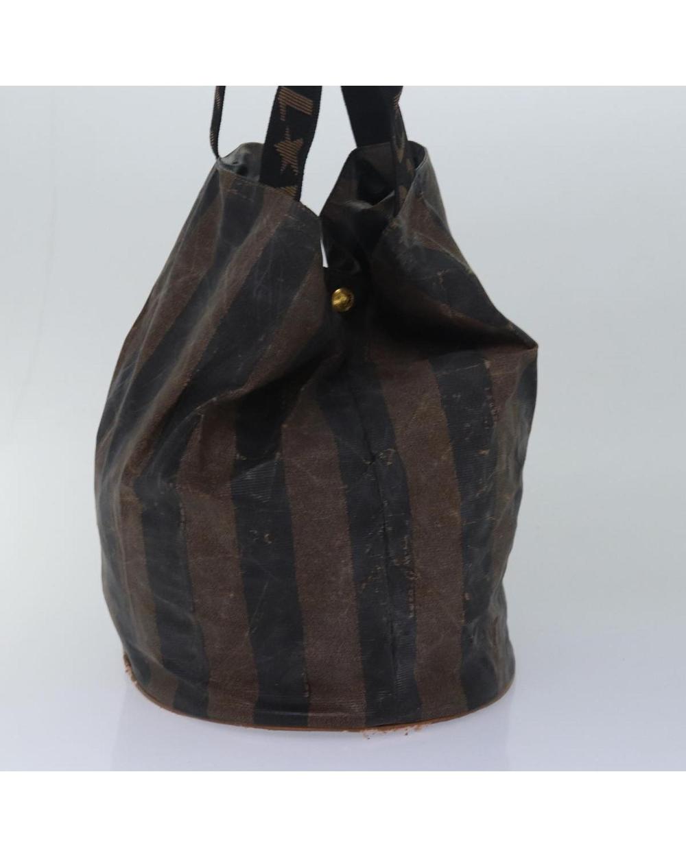 Beige Canvas Fendi Handbag