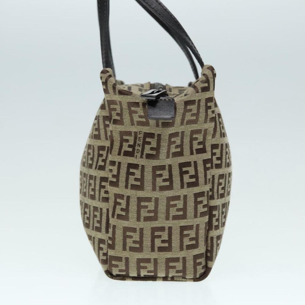 Beige Canvas Fendi Handbag