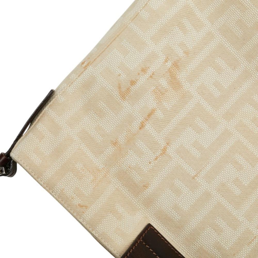 Beige Canvas Fendi Mamma Bag