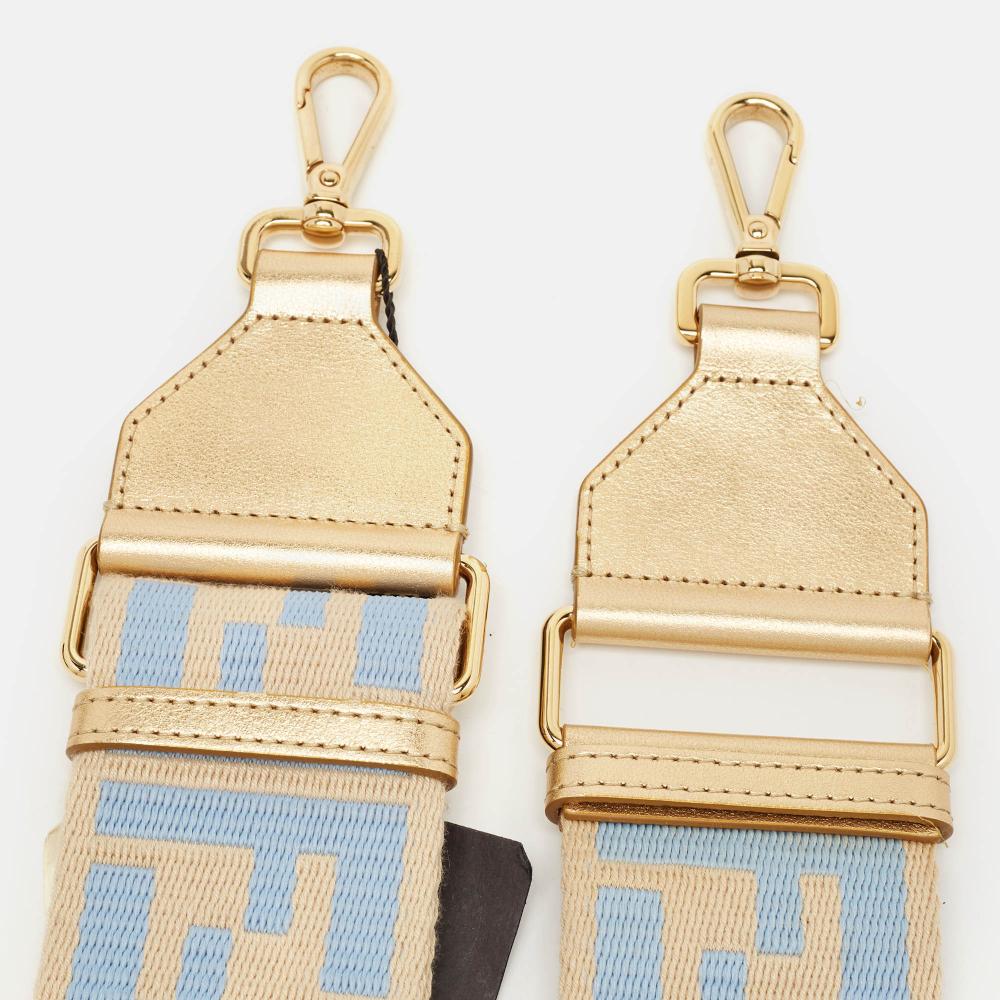 Beige Canvas Fendi Travel Bag