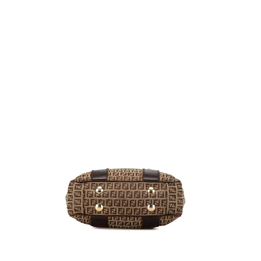 Beige Canvas Fendi Tote
