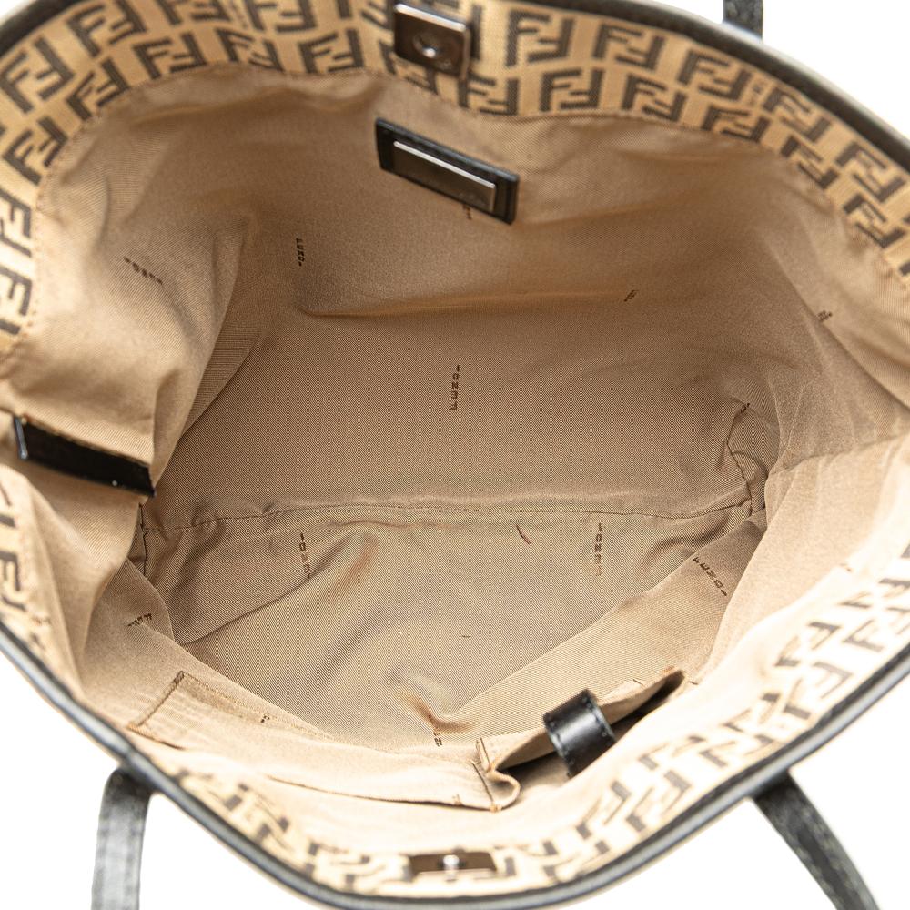 Beige Canvas Fendi Tote