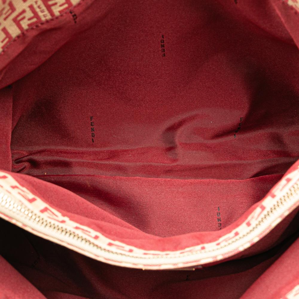 Beige Canvas Fendi Tote
