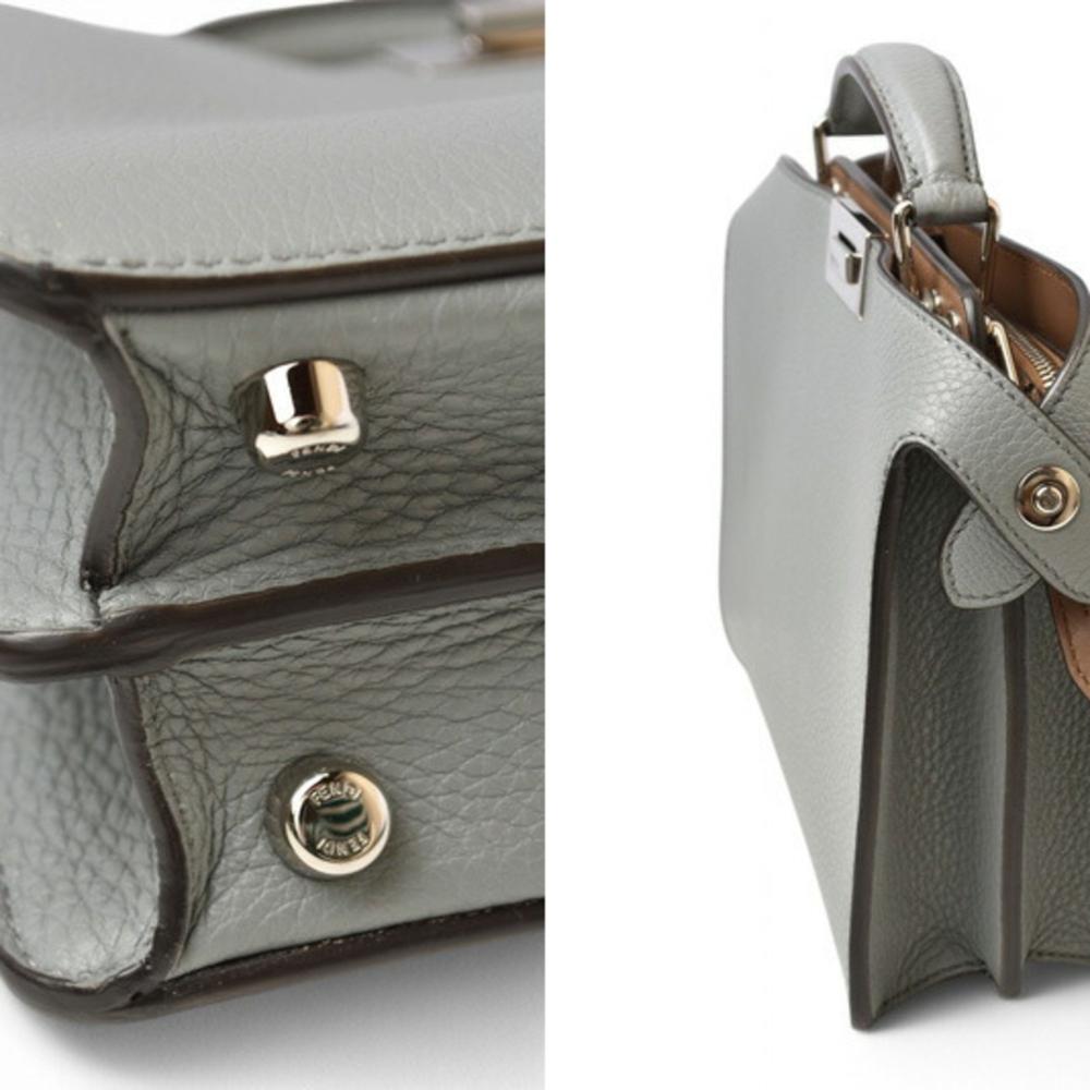 Beige Fabric Fendi Peekaboo
