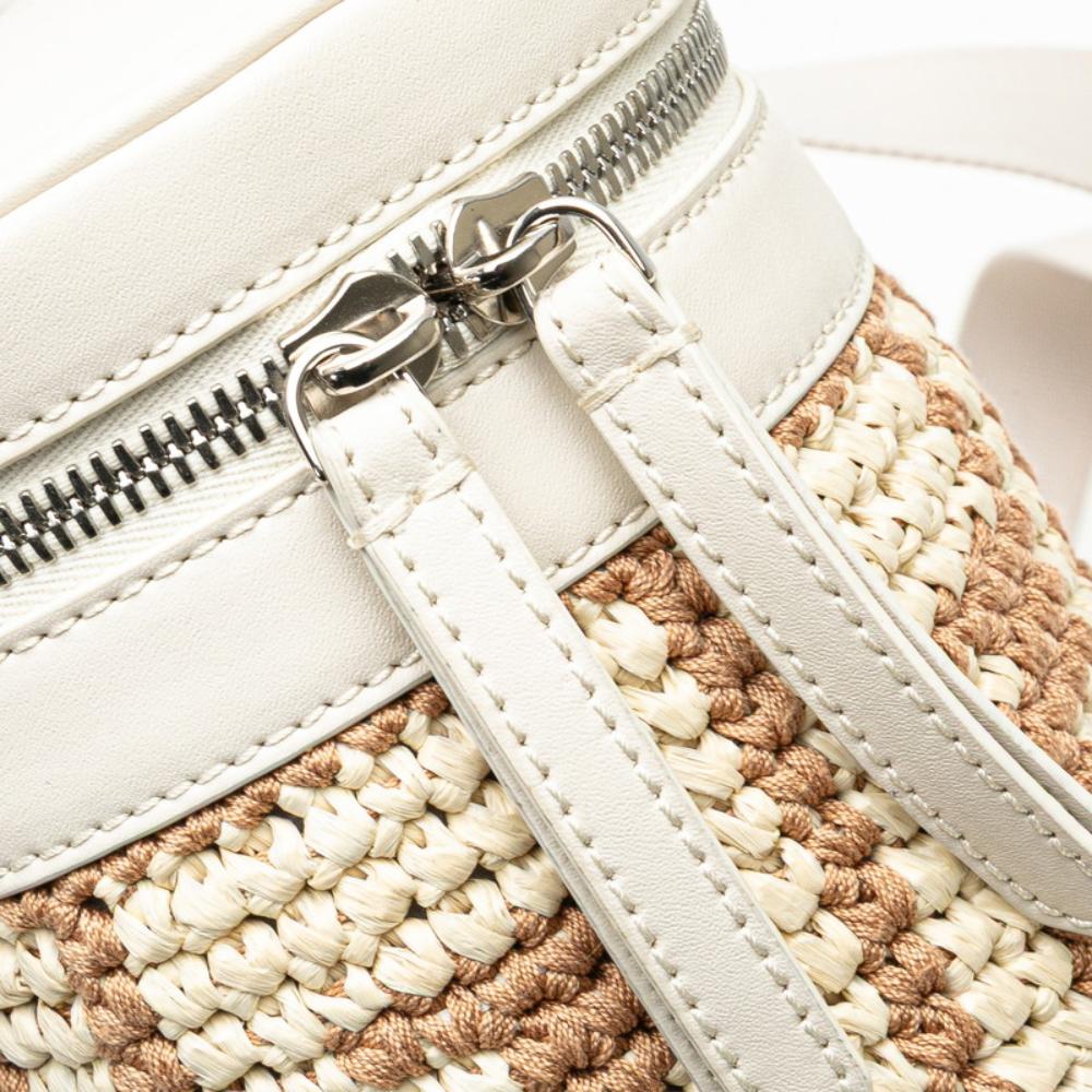 Beige Fabric Fendi Shoulder Bag