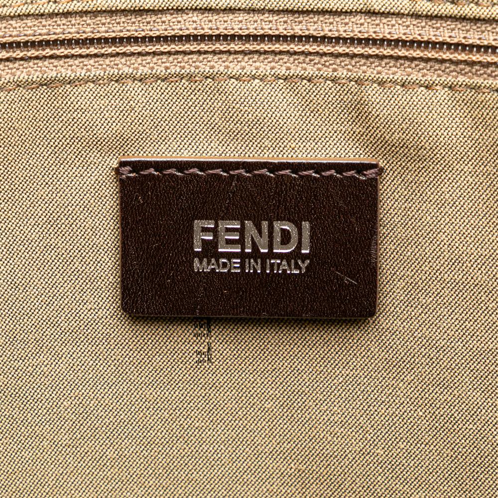 Beige Fabric Fendi Tote
