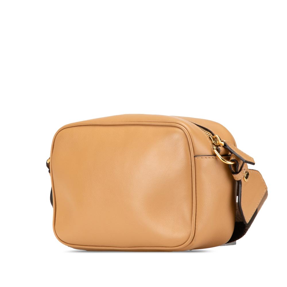 Beige Leather Fendi Baguette