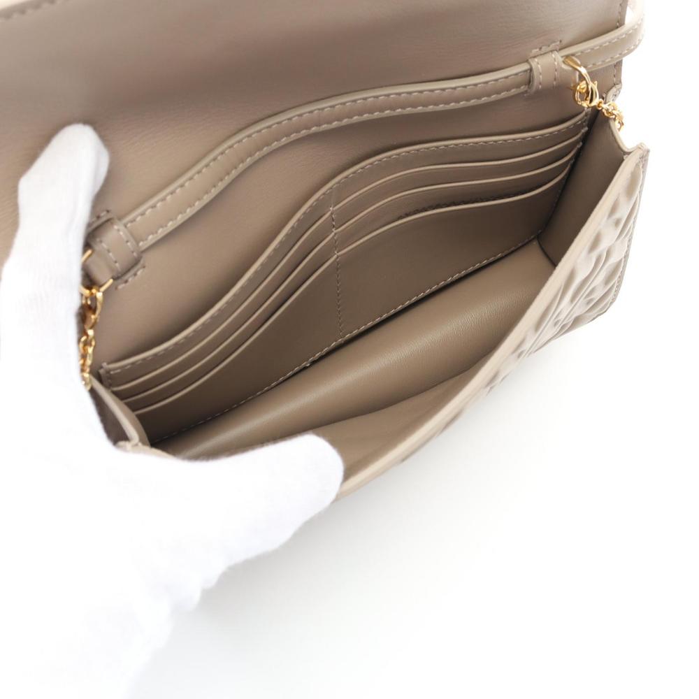 Beige Leather Fendi Baguette