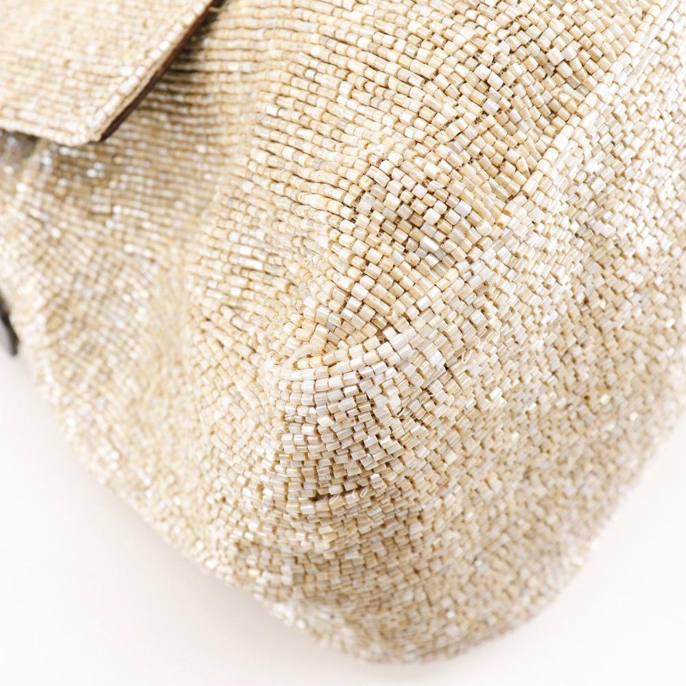 Beige Leather Fendi Baguette