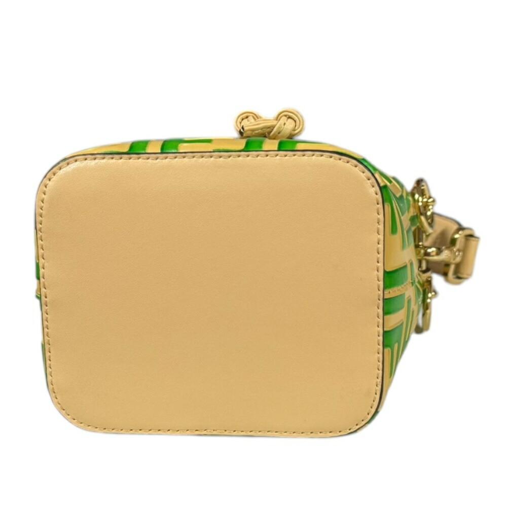 Beige Leather Fendi Shoulder Bag