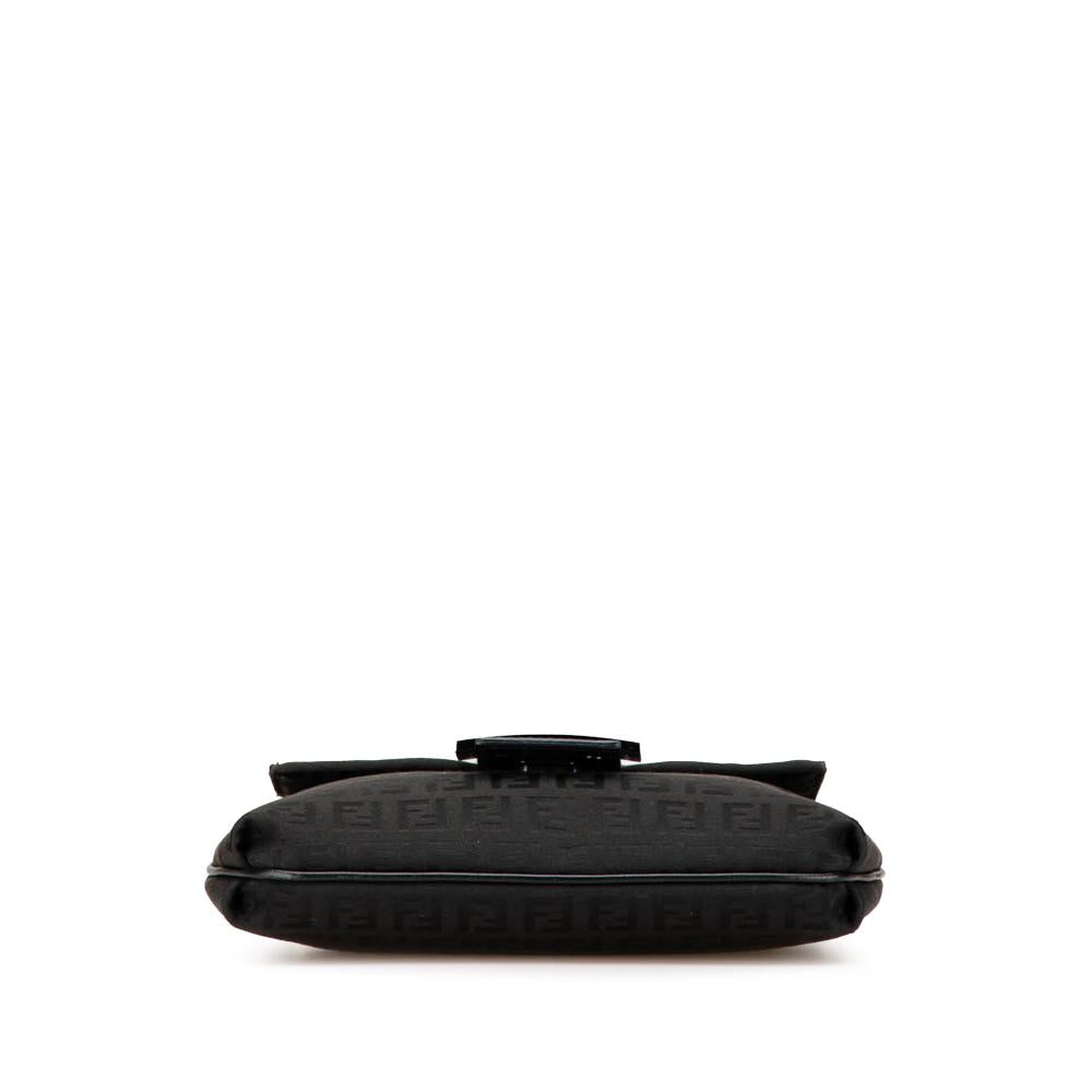 Black Canvas Fendi Crossbody Bag