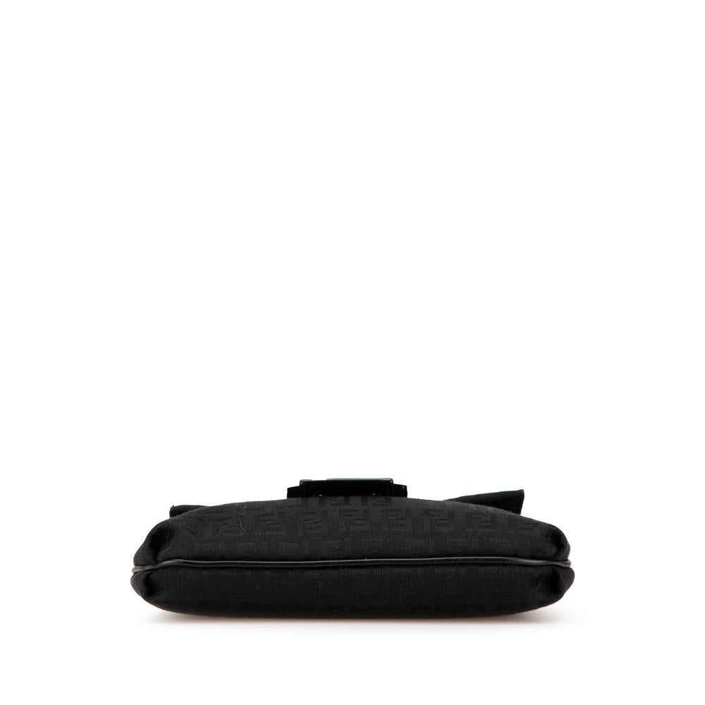 Black Canvas Fendi Crossbody Bag