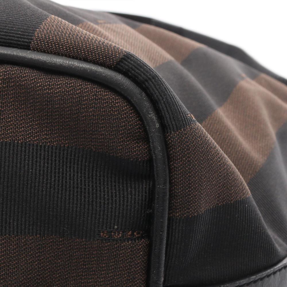 Black Canvas Fendi Crossbody Bag