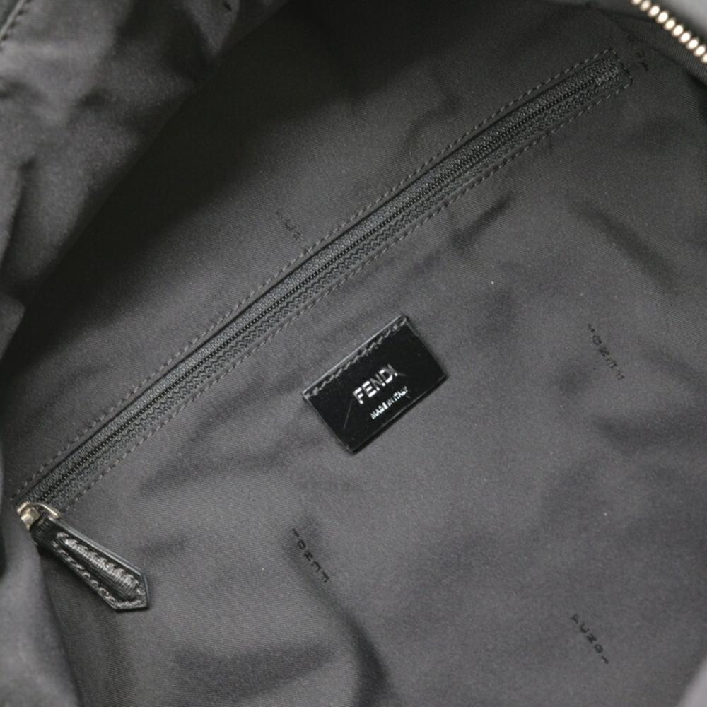 Black Fabric Fendi Backpack