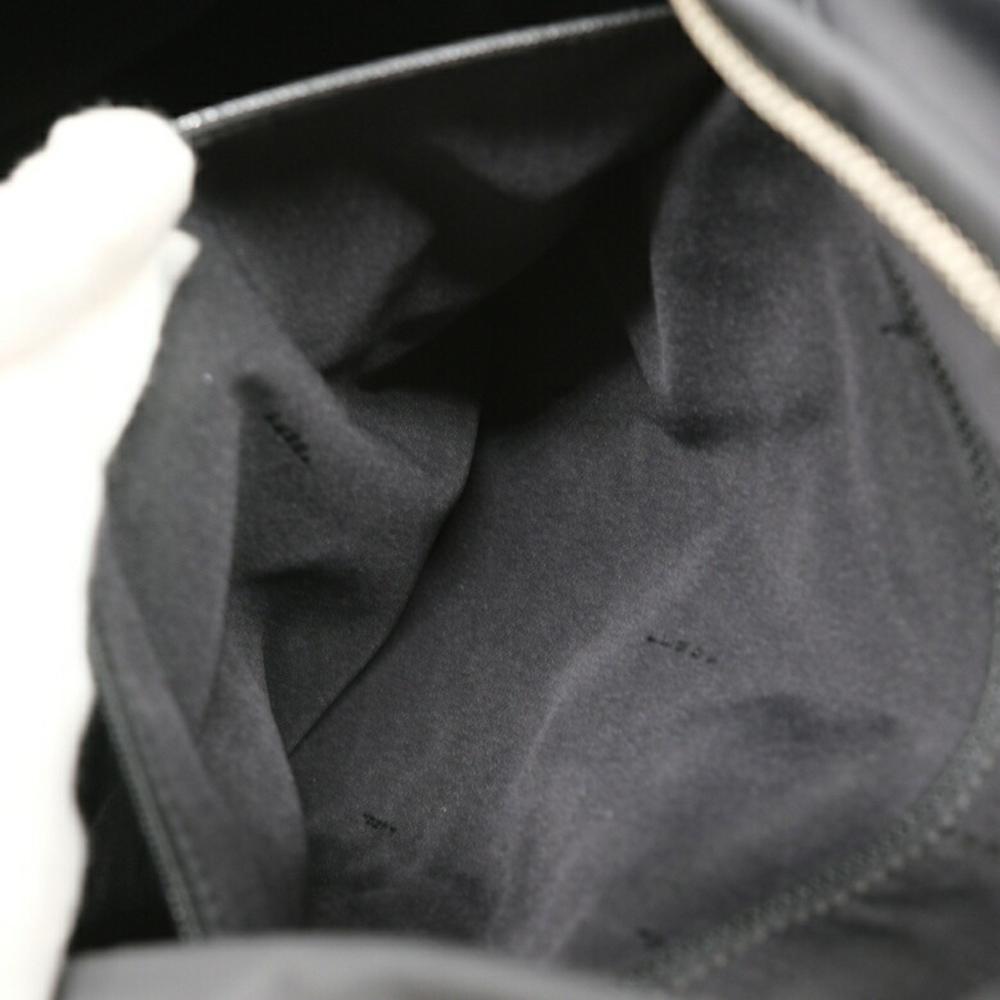 Black Fabric Fendi Backpack