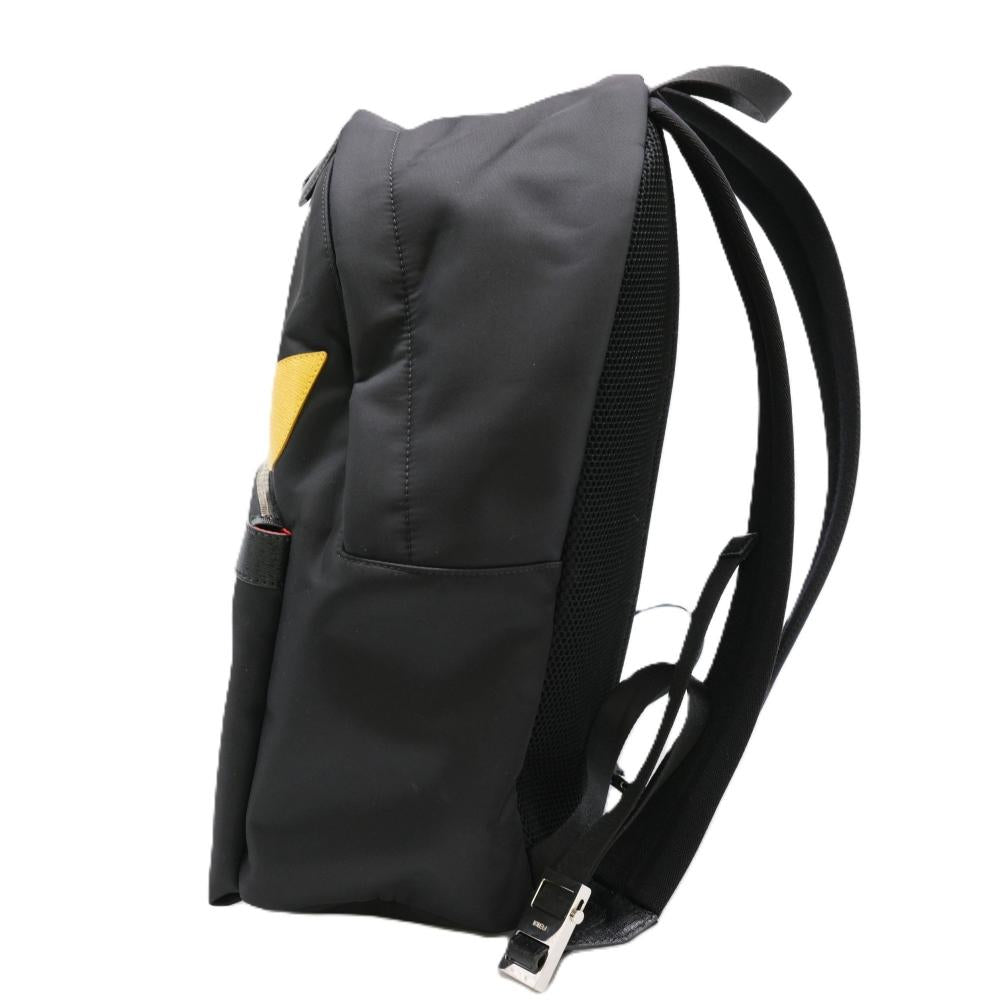 Black Fabric Fendi Backpack