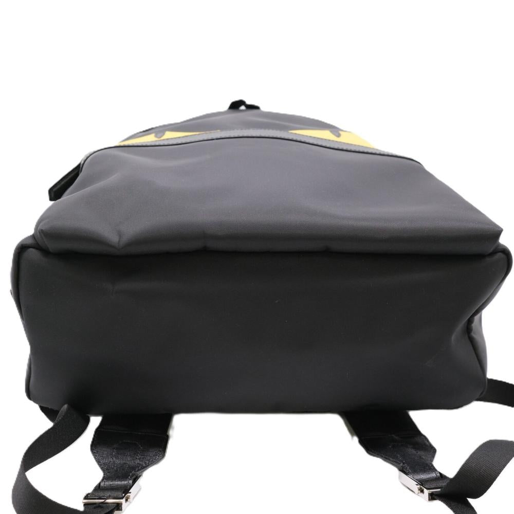 Black Fabric Fendi Backpack