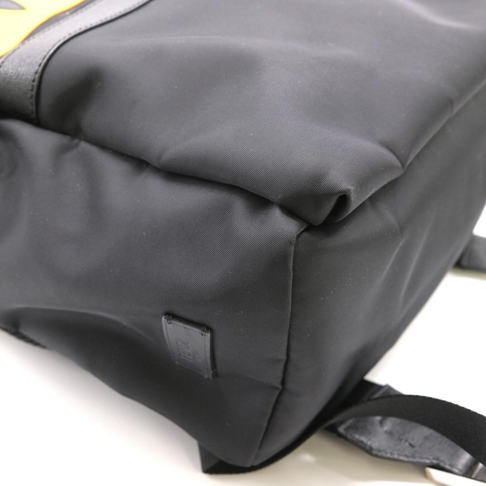 Black Fabric Fendi Backpack