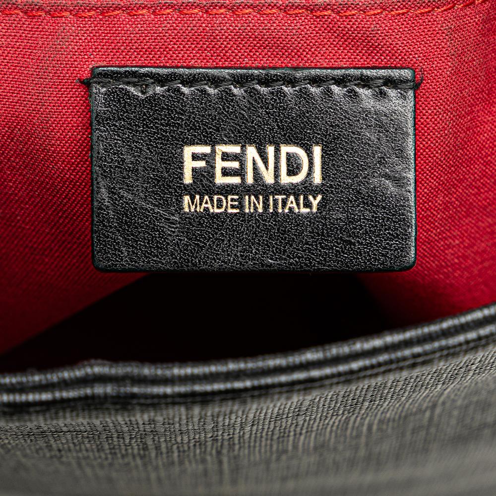 Black Fabric Fendi Crossbody Bag
