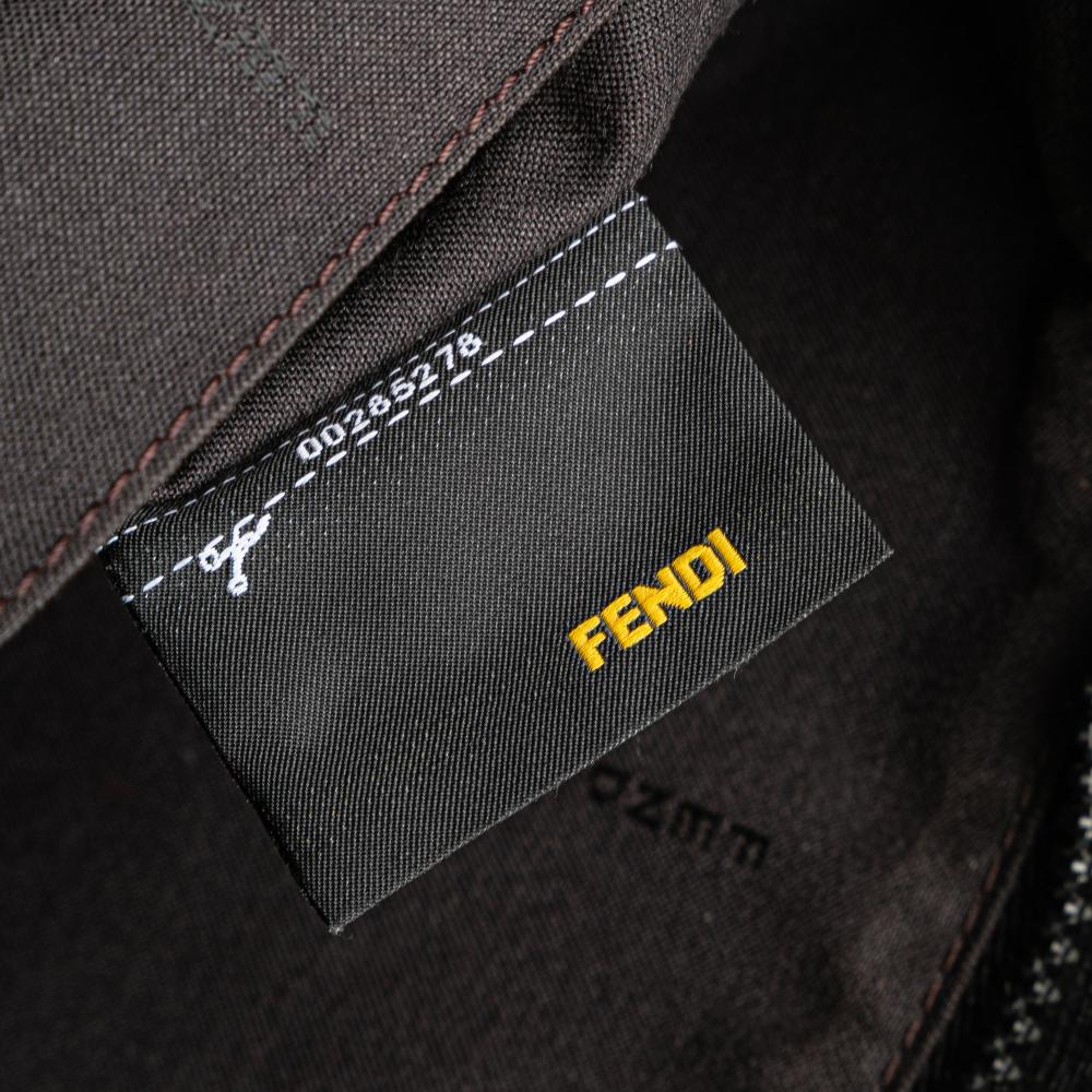 Black Fabric Fendi Crossbody Bag
