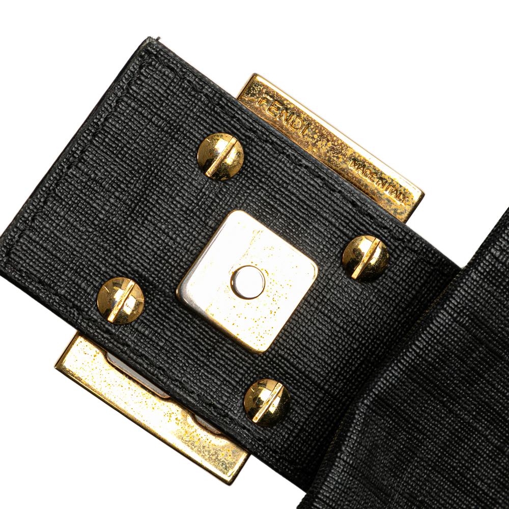 Black Fabric Fendi Crossbody Bag