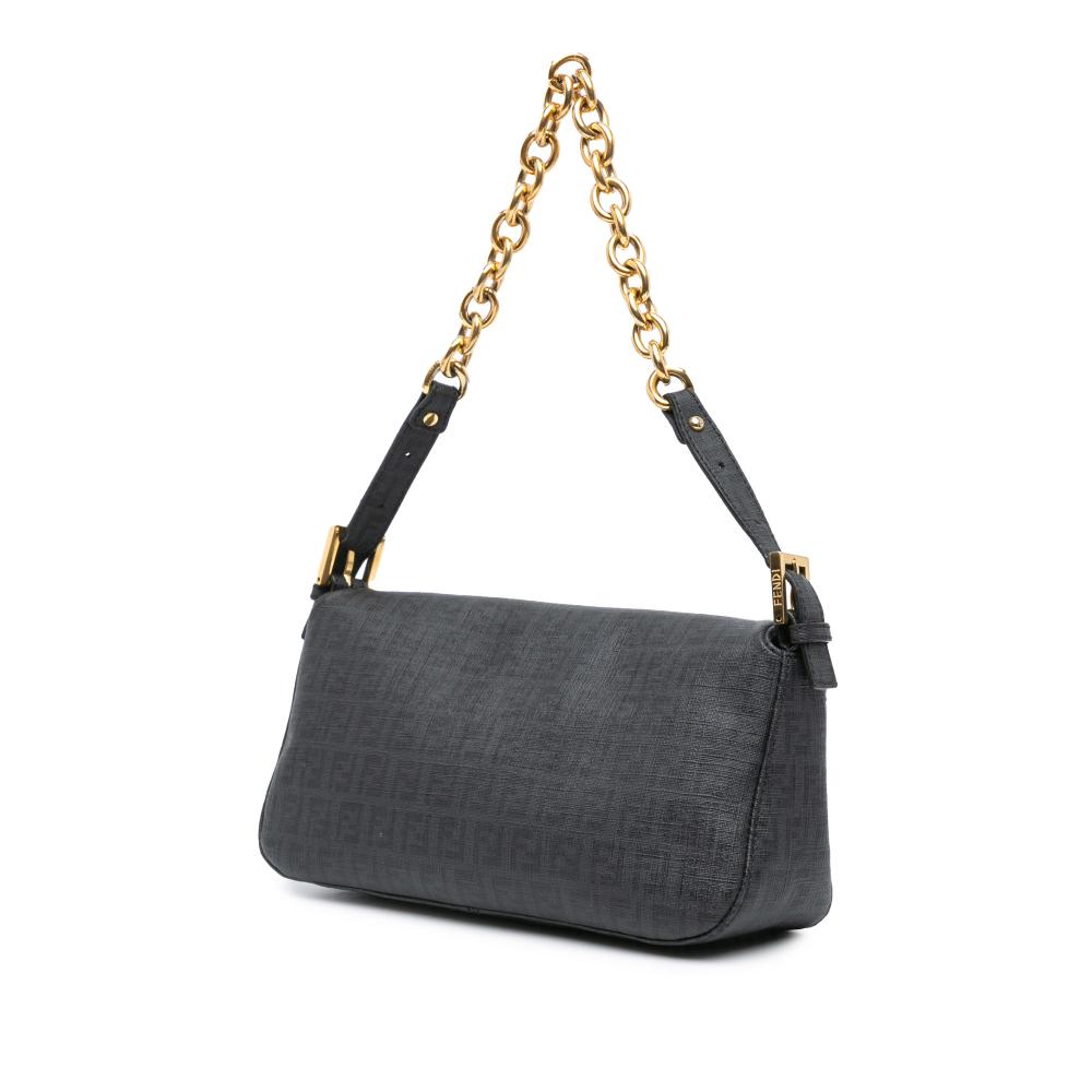 Black Fabric Fendi Shoulder Bag
