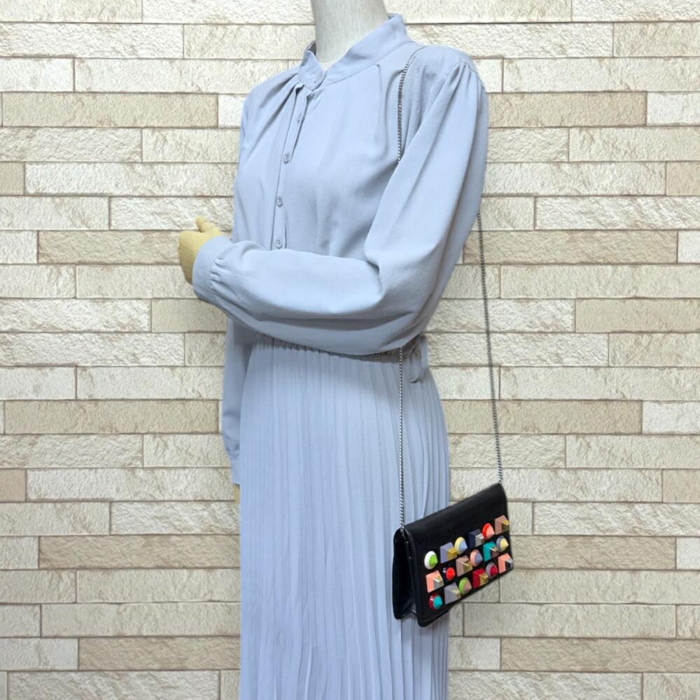Black Fabric Fendi Shoulder Bag